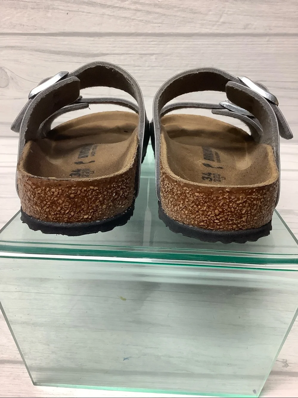 Birkenstock sparkling silver